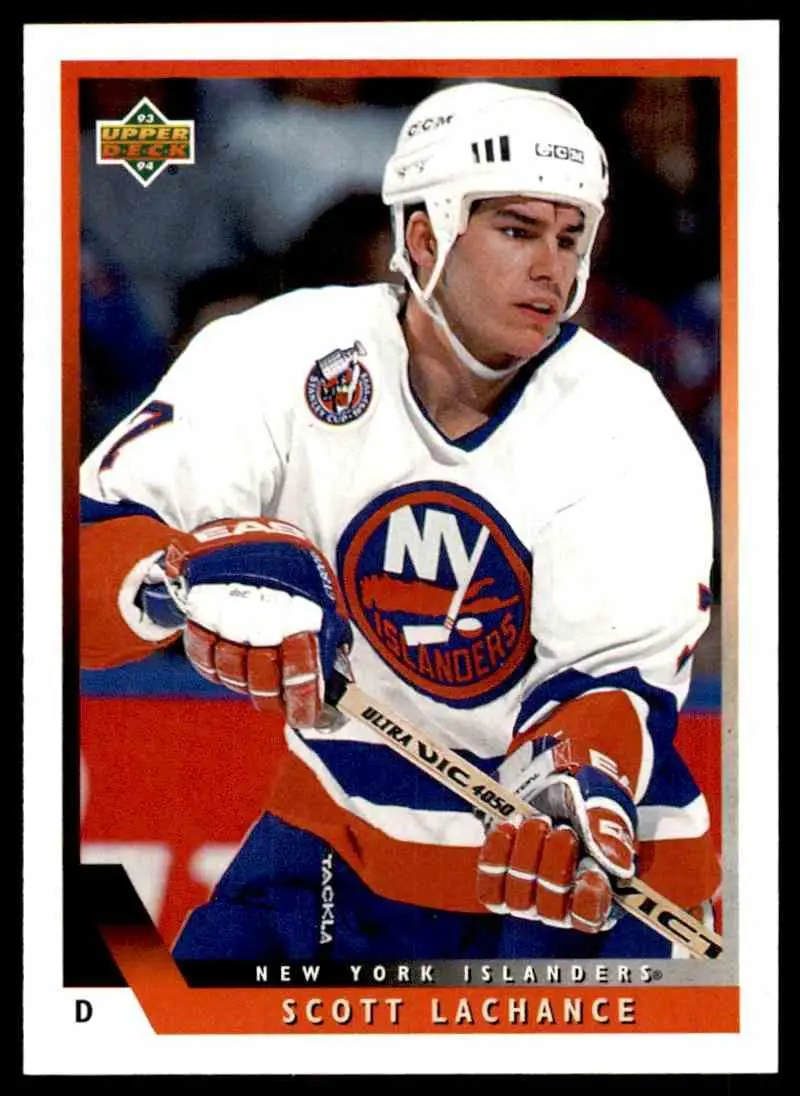 1993-94 Ud Hockey Series 2 # 320 Scott Lachance