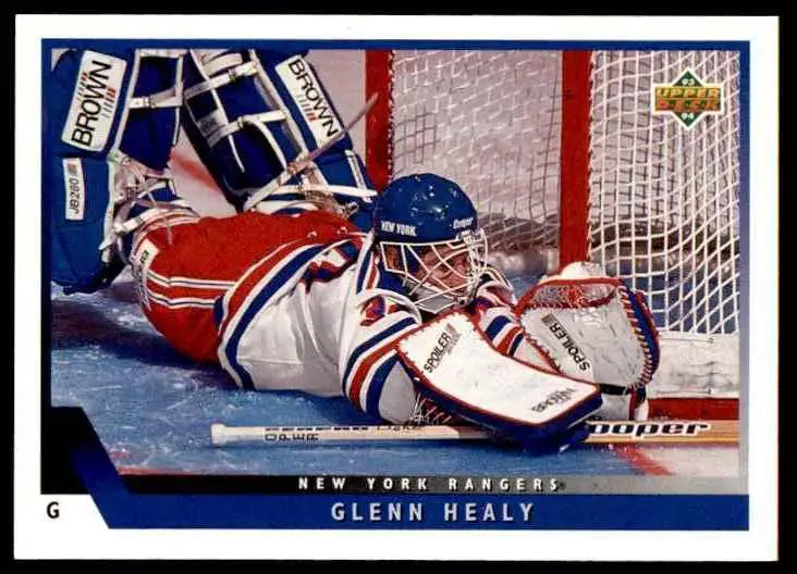 1993-94 Ud Hockey Series 2 # 321 Glenn Healy