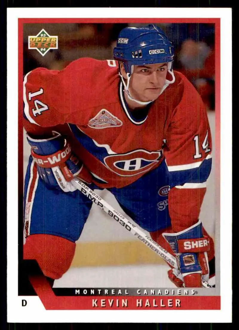 1993-94 Ud Hockey Series 2 # 333 Kevin Haller