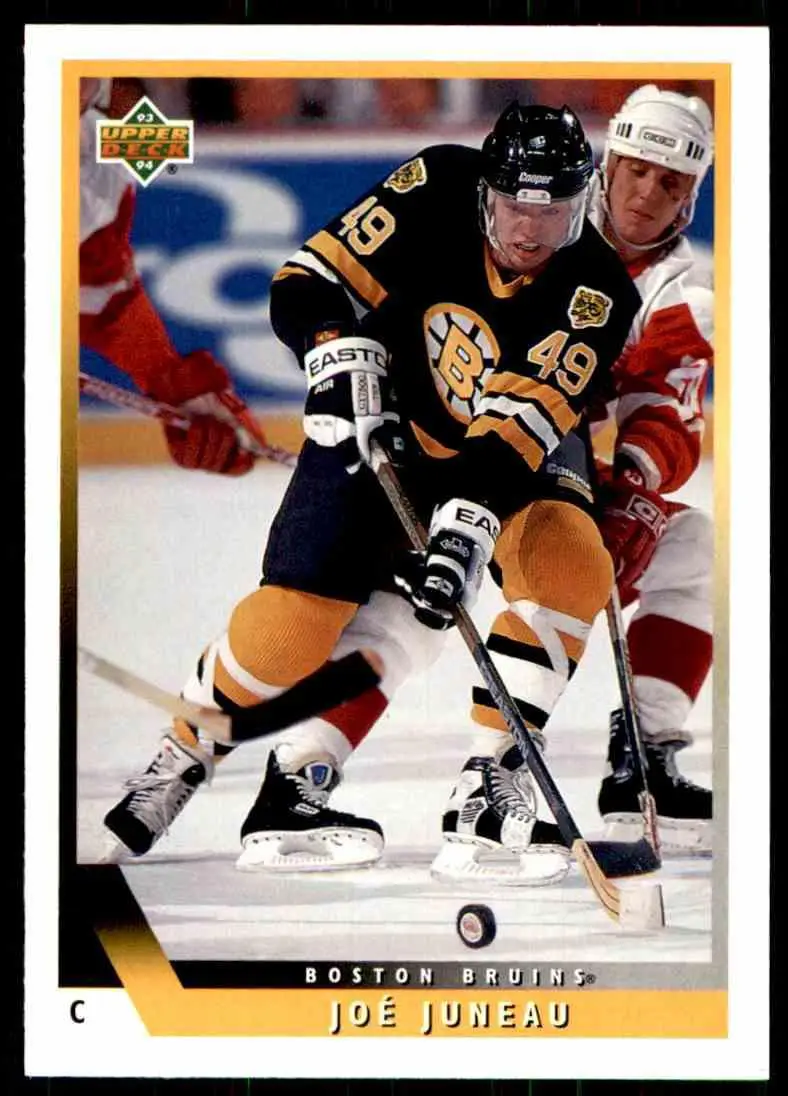 1993-94 Ud Hockey Series 2 # 343 Joe Juneau