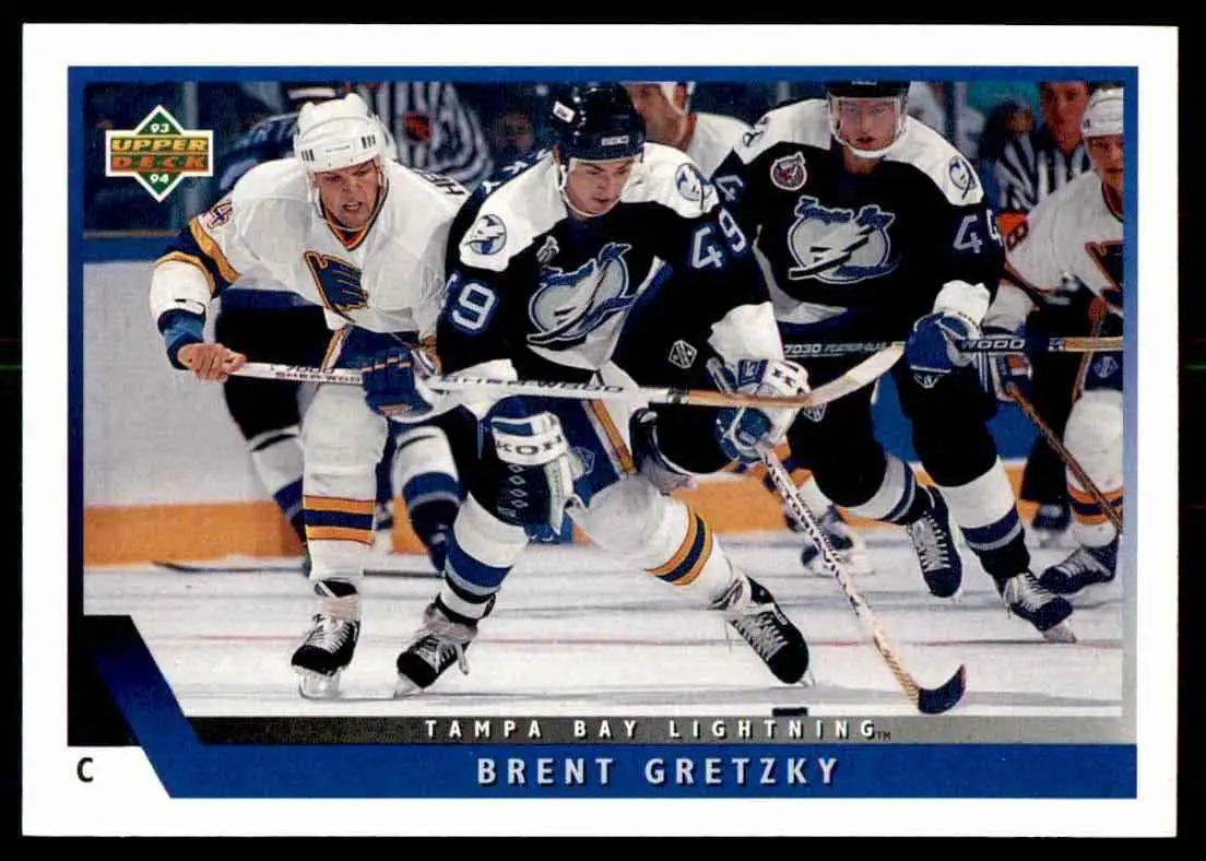 1993-94 Ud Hockey Series 2 # 354 Brent Gretzky