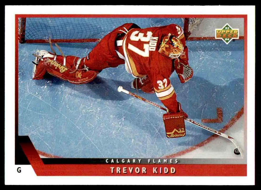 1993-94 Ud Hockey Series 2 # 399 Trevor Kidd