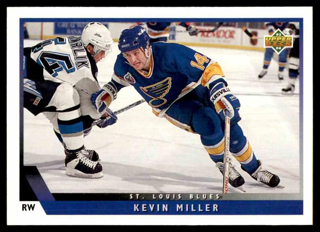 1993-94 Ud Hockey Series 2 # 408 Kevin Miller