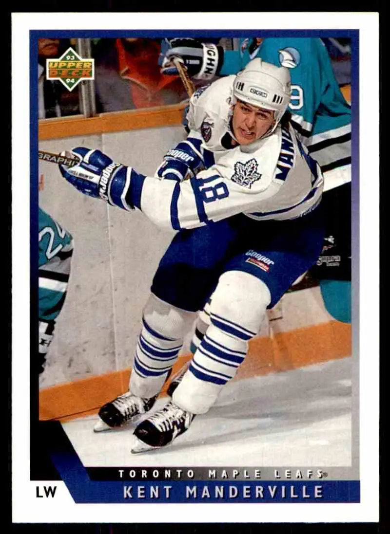 1993-94 Ud Hockey Series 2 # 420 Kent Manderville