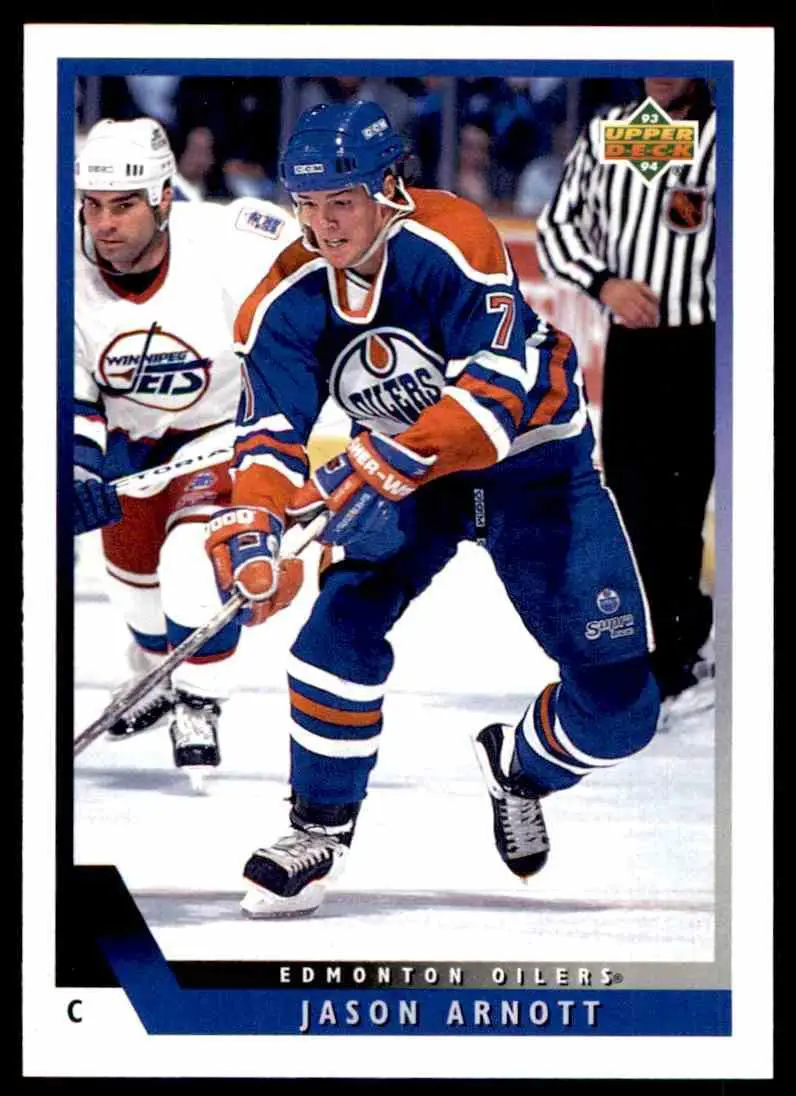 1993-94 Ud Hockey Series 2 # 423 Jason Arnott