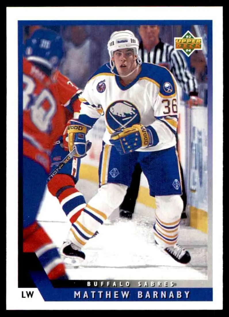 1993-94 Ud Hockey Series 2 # 439 Matthew Barnaby