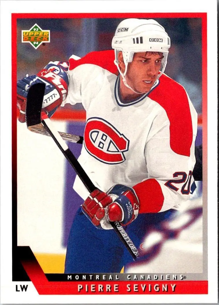 1993-94 Ud Hockey Series 2 # 455 Pierre Savigny