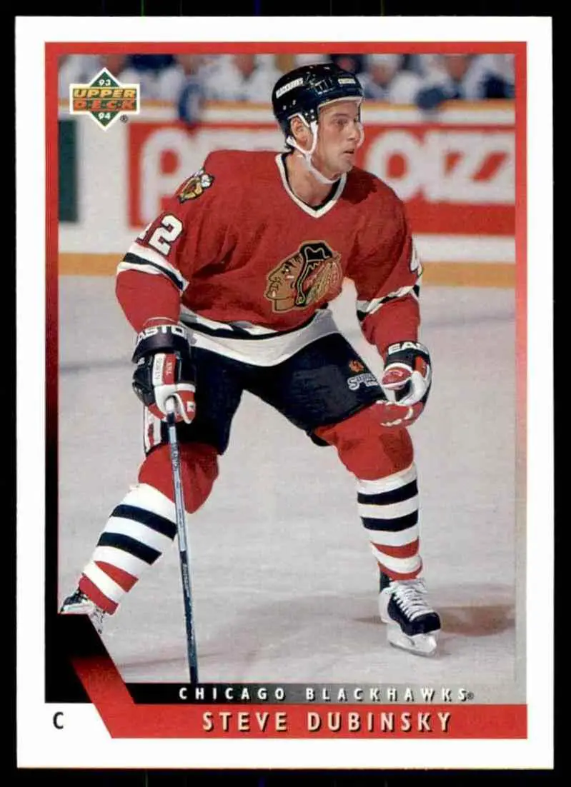 1993-94 Ud Hockey Series 2 # 477 Steve Dubinsky