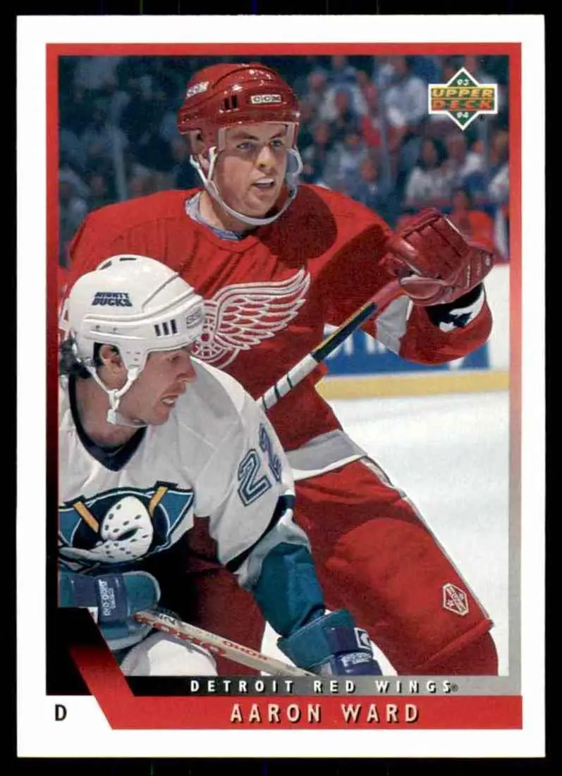 1993-94 Ud Hockey Series 2 # 479 Aaron Ward