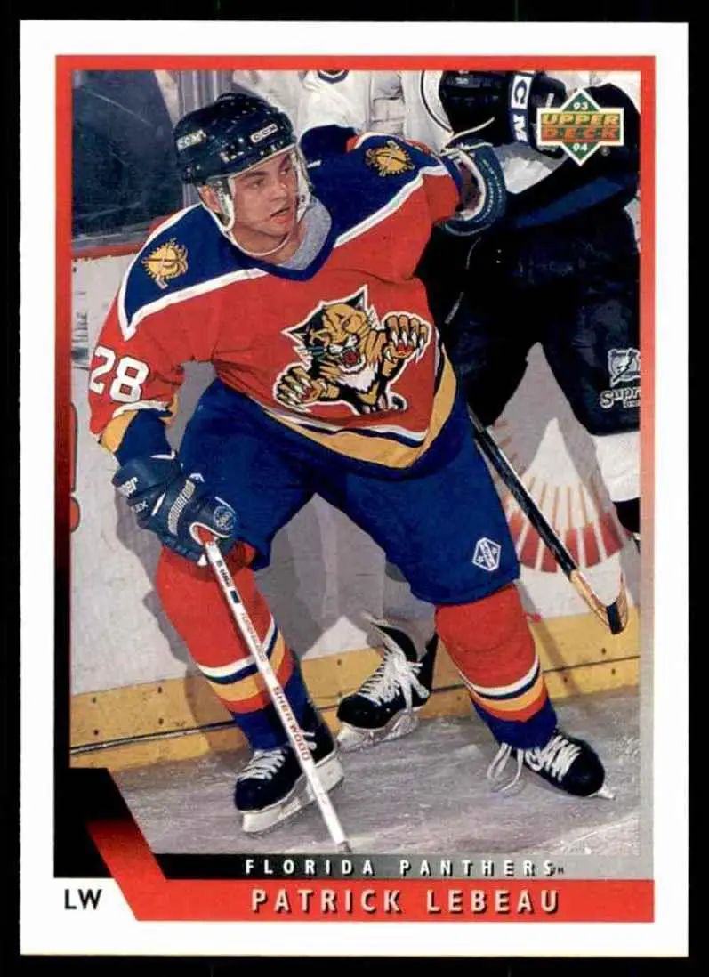 1993-94 Ud Hockey Series 2 # 499 Patrick Lebeau