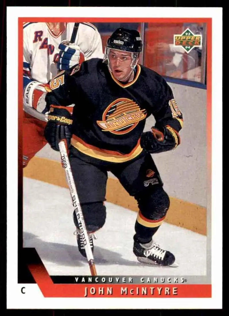 1993-94 Ud Hockey Series 2 # 527 John McIntyre