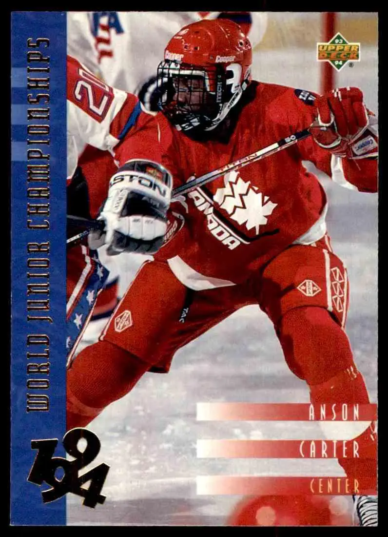 1993-94 Ud Hockey Series 2 # 531 Anson Carter