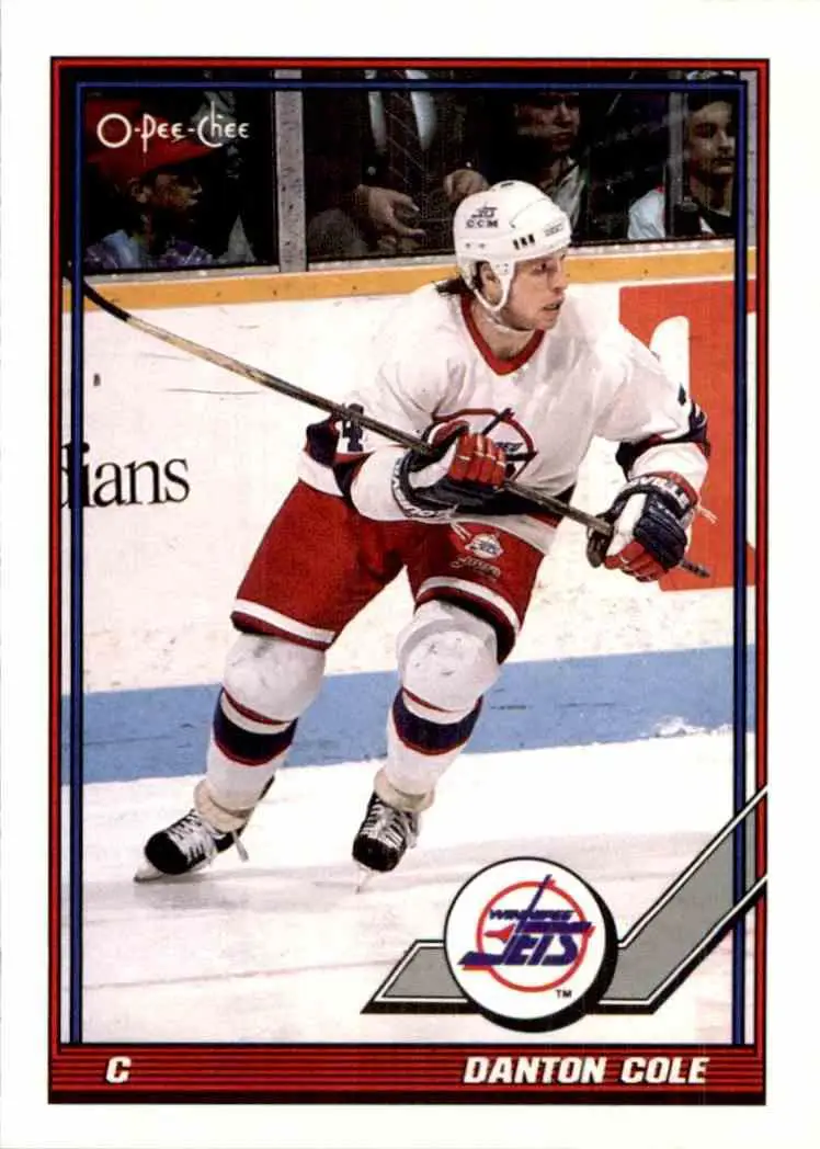 1991-92 O-Pee-Chee NHL # 27 Danton Cole