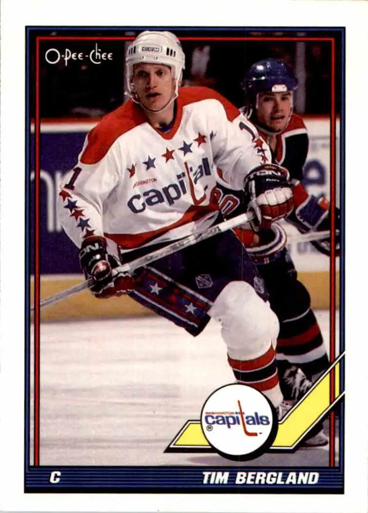 1991-92 O-Pee-Chee NHL # 34 Tim Bergland