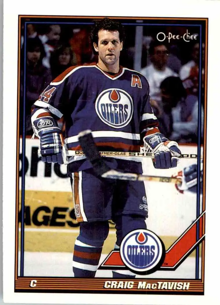 1991-92 O-Pee-Chee NHL # 63 Craig MacTavish