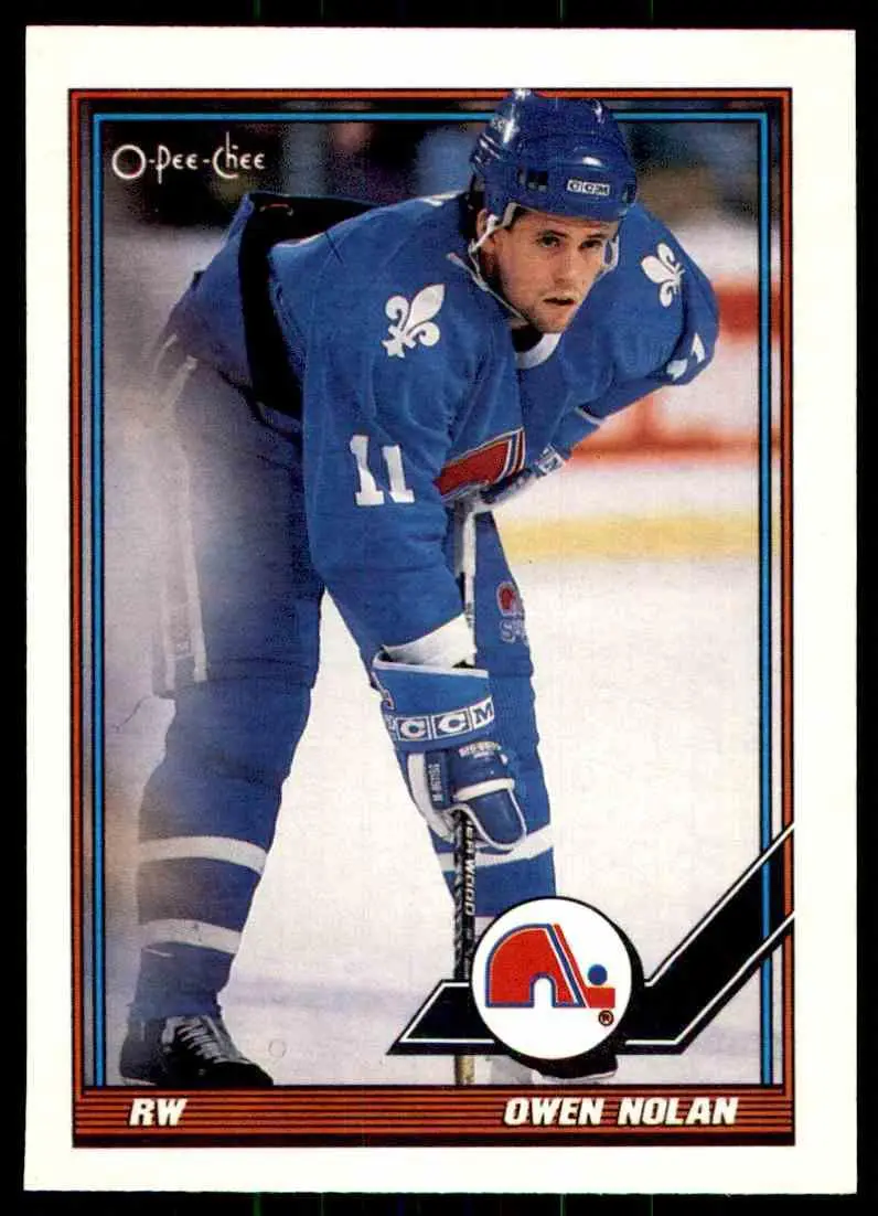1991-92 O-Pee-Chee NHL # 64 Owen Nolan