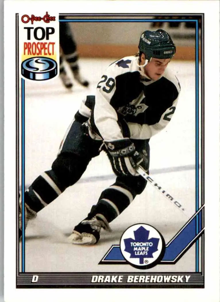 1991-92 O-Pee-Chee NHL # 70 Drake Berehowsky