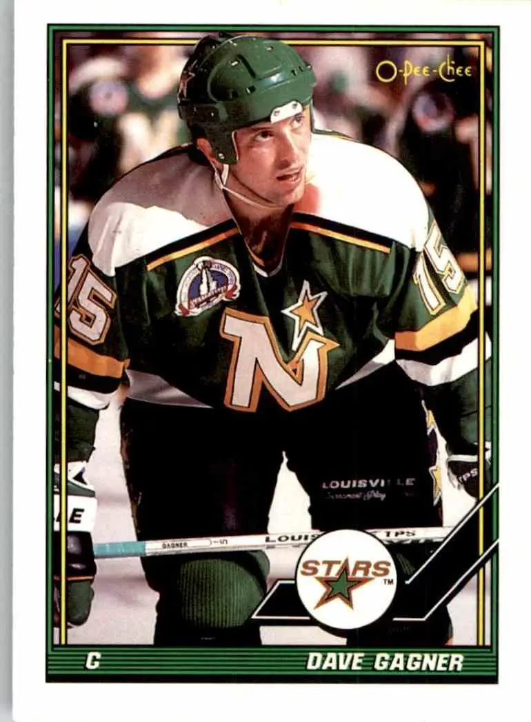 1991-92 O-Pee-Chee NHL # 74 Dave Gagner