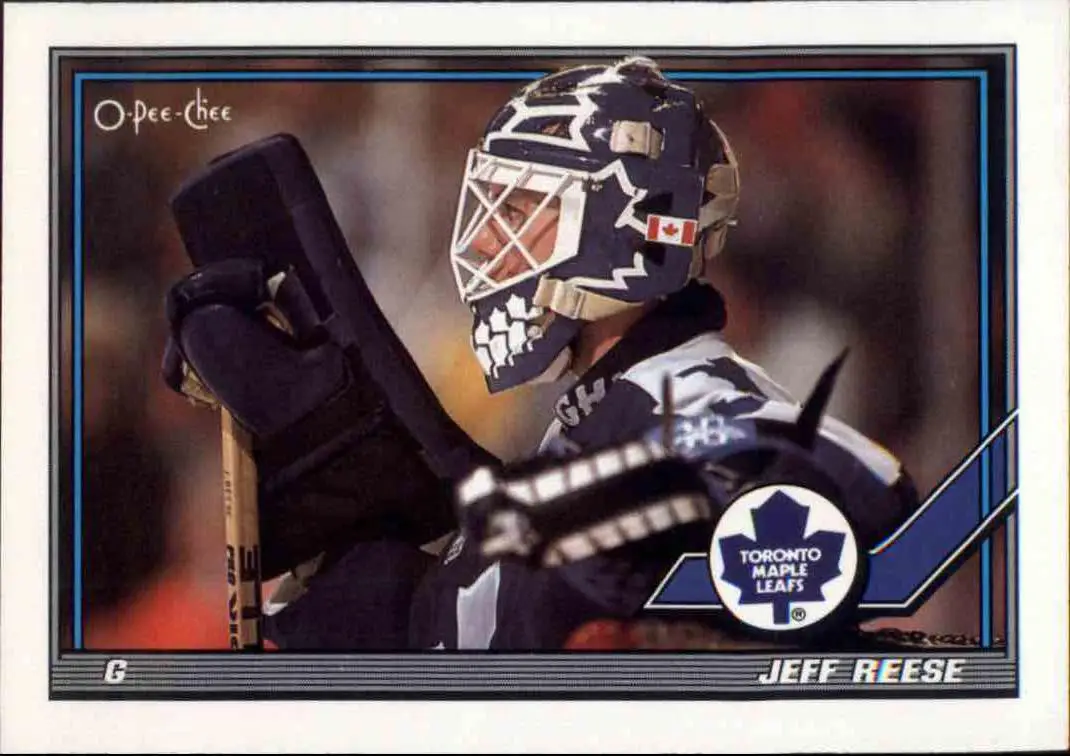 1991-92 O-Pee-Chee NHL # 81 Jeff Reese