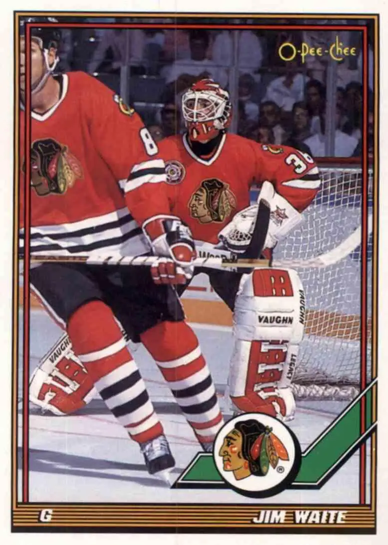 1991-92 O-Pee-Chee NHL # 127 Jim Waite