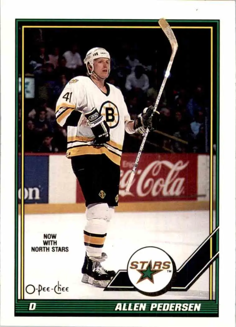 1991-92 O-Pee-Chee NHL # 128 Allen Pedersen