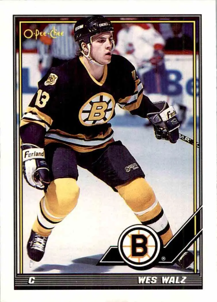 1991-92 O-Pee-Chee NHL # 134 Wes Walz