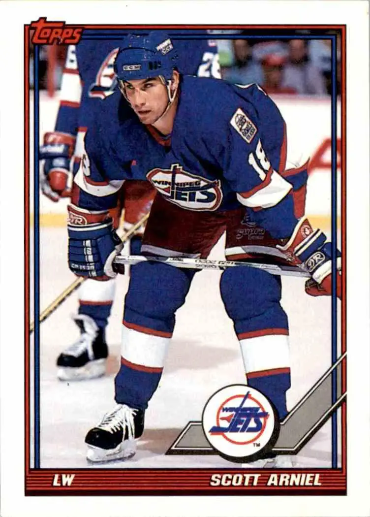 1991-92 O-Pee-Chee NHL # 137 Scott Arniel