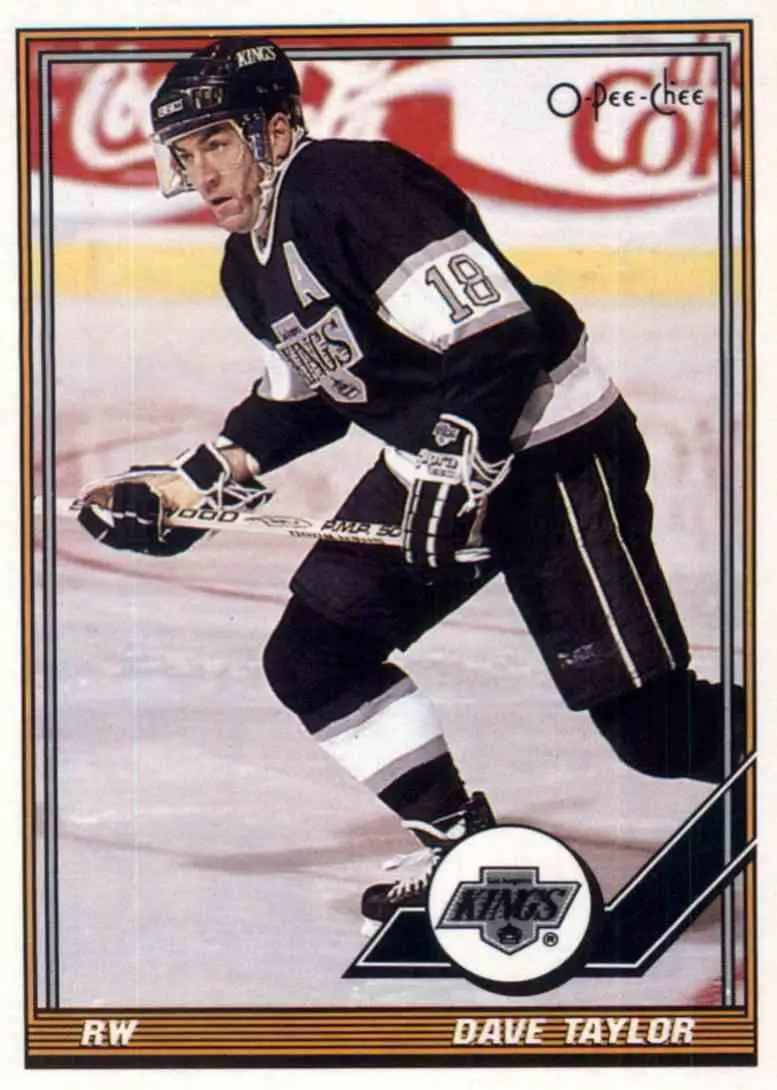 1991-92 O-Pee-Chee NHL # 138 Dave Taylor