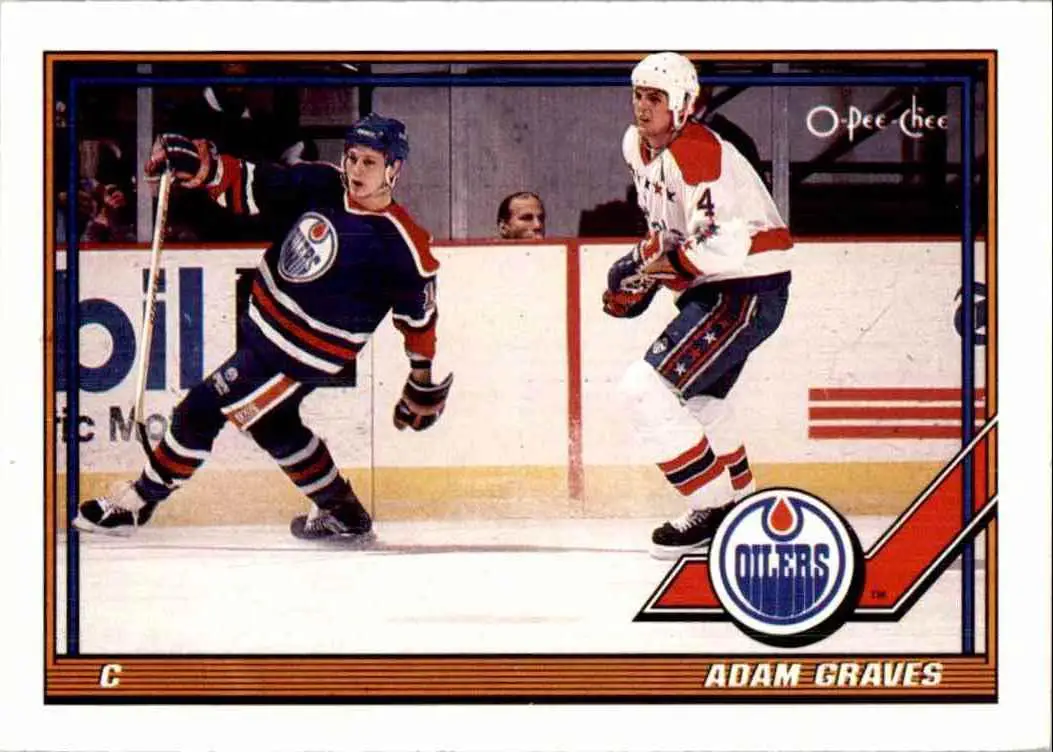 1991-92 O-Pee-Chee NHL # 167 Adam Graves
