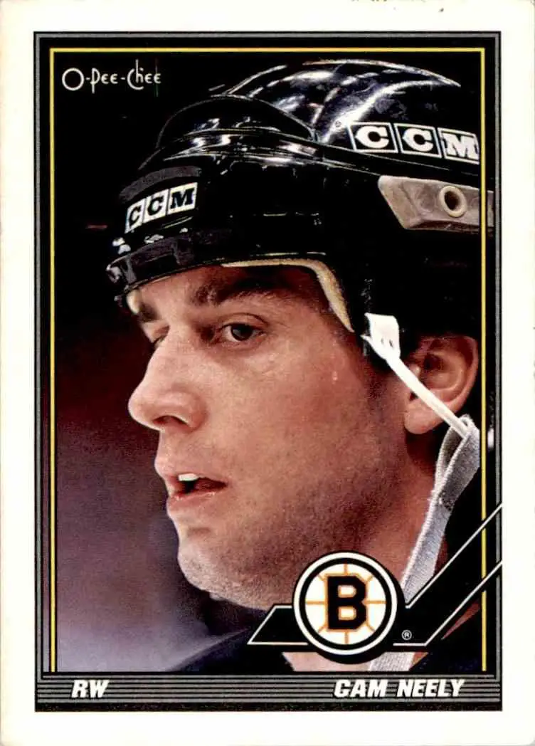 1991-92 O-Pee-Chee NHL # 192 Cam Neely