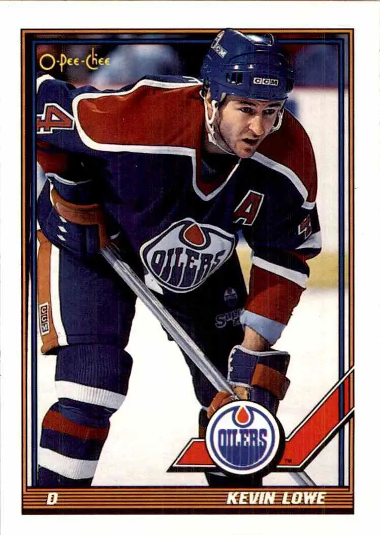 1991-92 O-Pee-Chee NHL # 220 Kevin Lowe