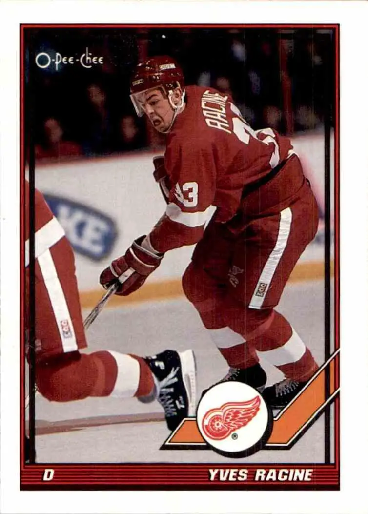 1991-92 O-Pee-Chee NHL # 228 Yves Racine