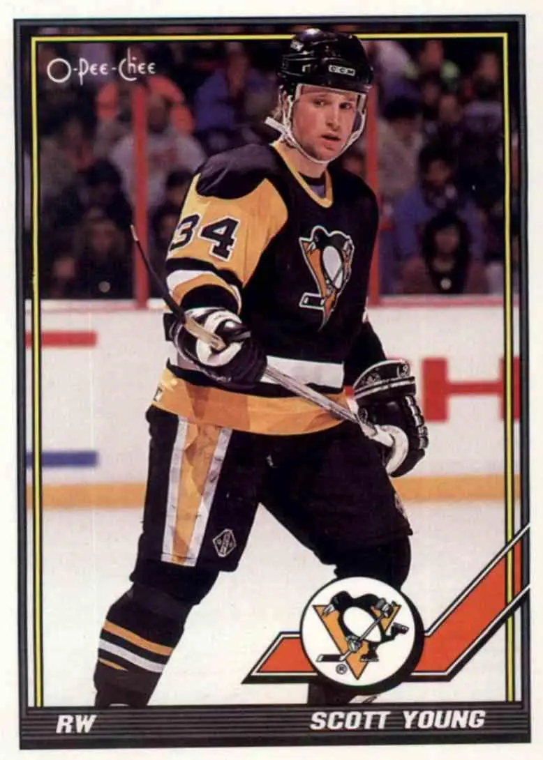 1991-92 O-Pee-Chee NHL # 235 Scott Young
