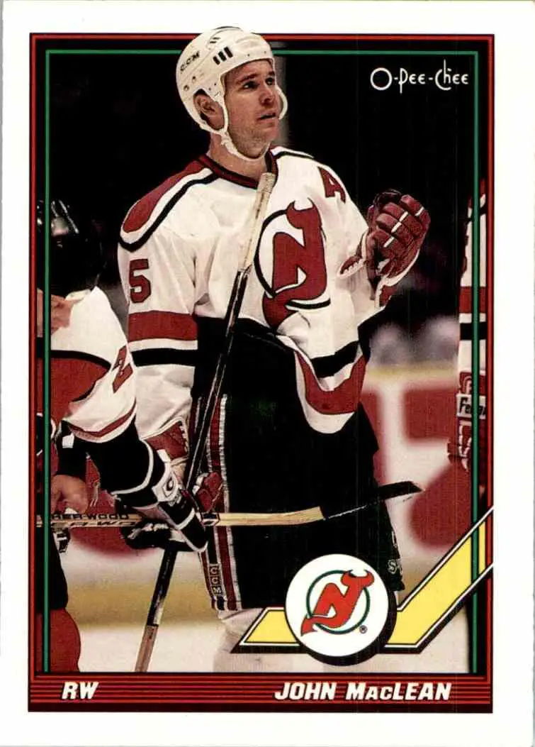 1991-92 O-Pee-Chee NHL # 239 John MacLean