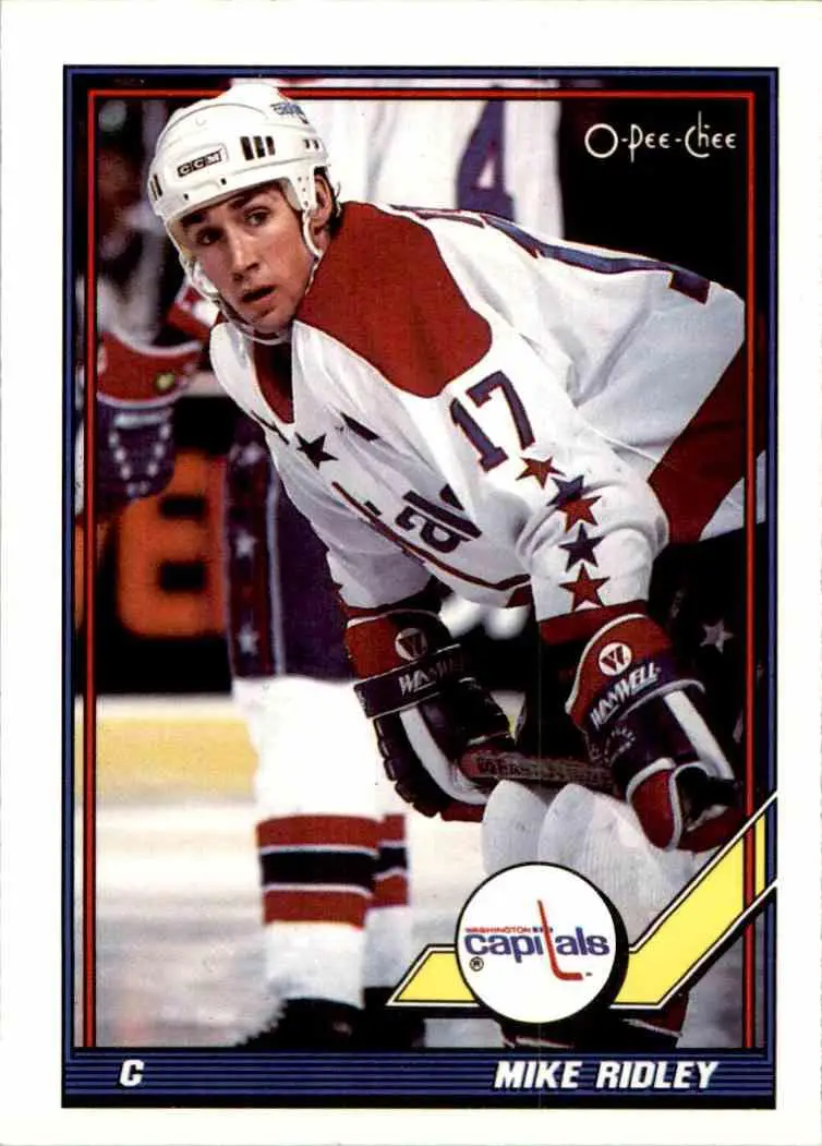 1991-92 O-Pee-Chee NHL # 245 Mike Ridley