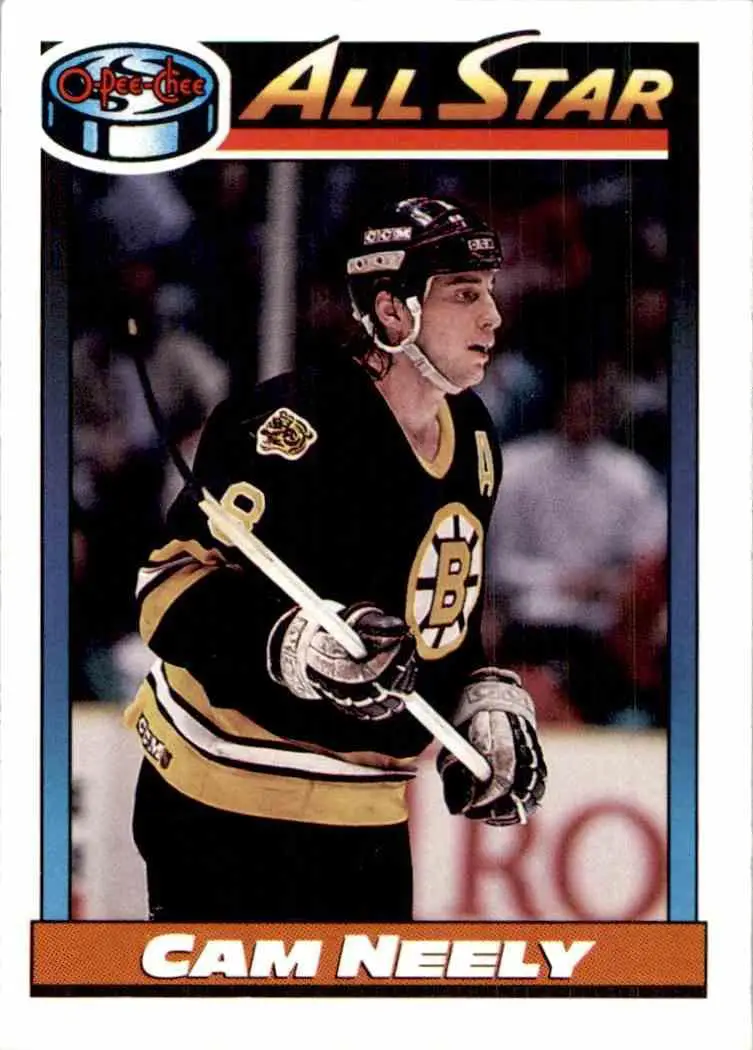 1991-92 O-Pee-Chee NHL # 266 Cam Neely (All Star)
