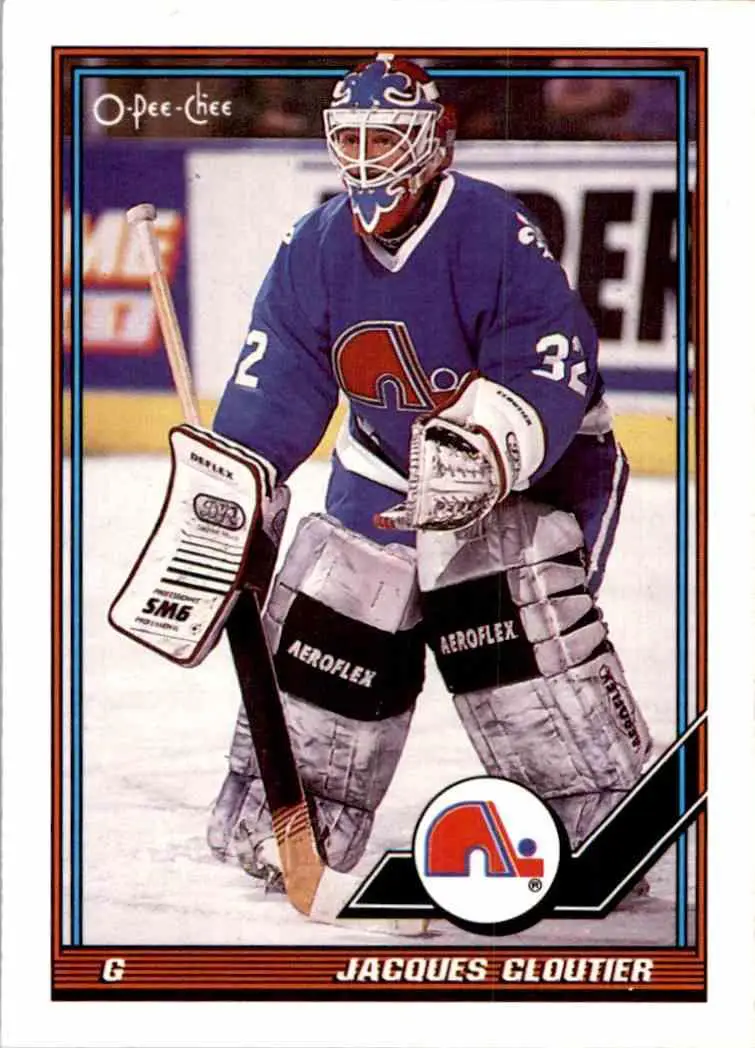 1991-92 O-Pee-Chee NHL # 286 Jacques Cloutier