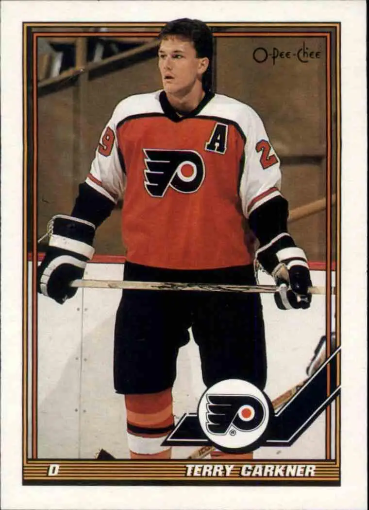 1991-92 O-Pee-Chee NHL # 291 Terry Carkner