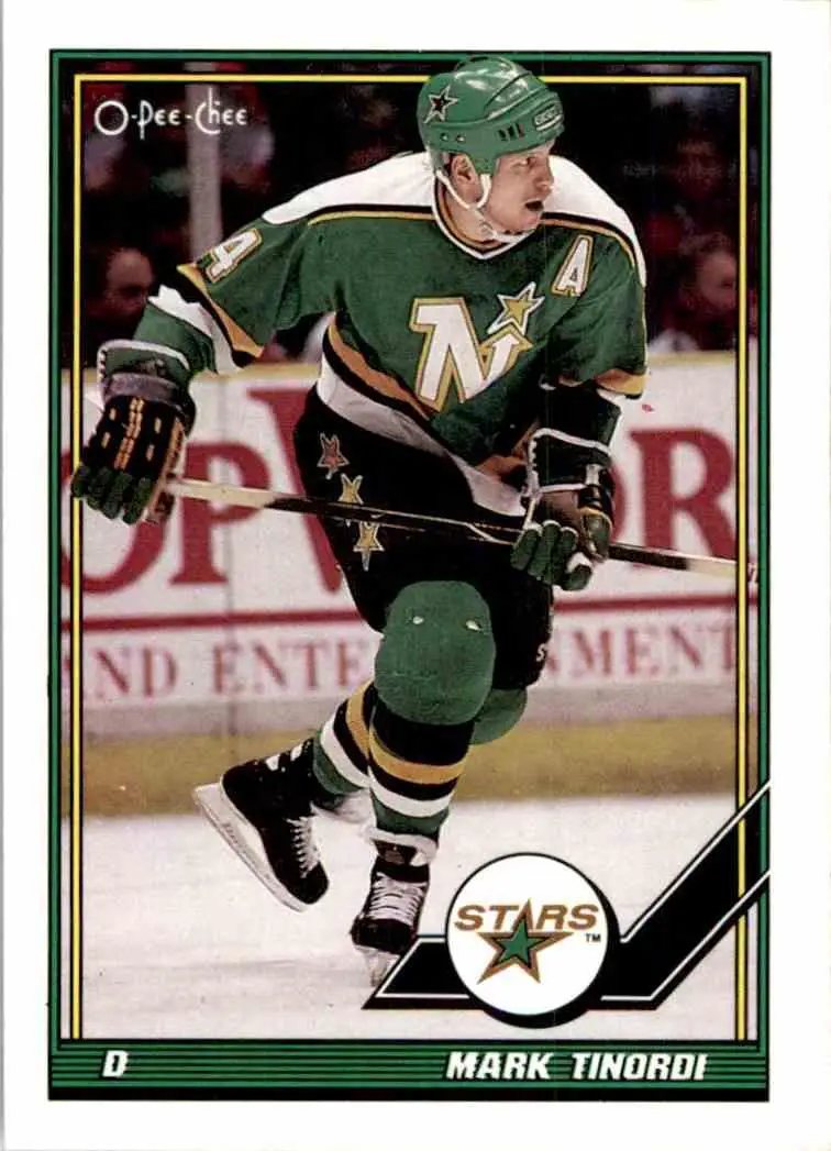 1991-92 O-Pee-Chee NHL # 308 Mark Tinordi