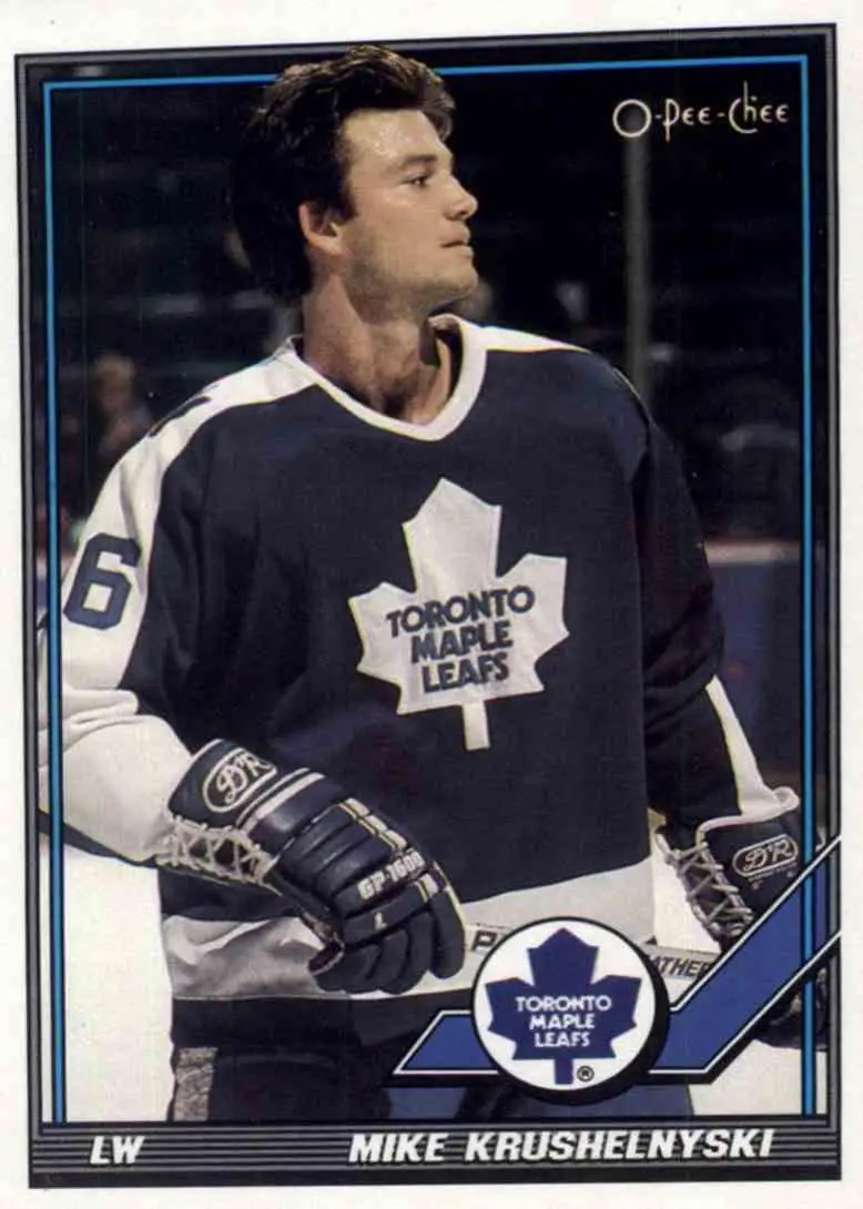 1991-92 O-Pee-Chee NHL # 324 Mike Krushelnyski