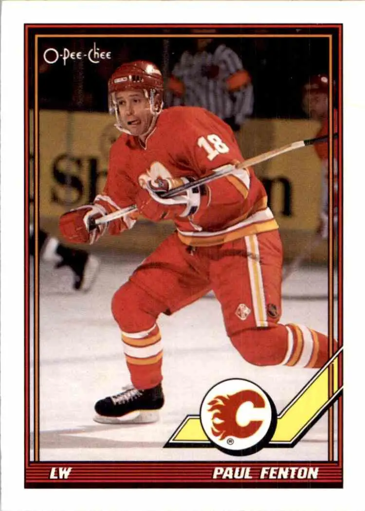 1991-92 O-Pee-Chee NHL # 331 Paul Fenton