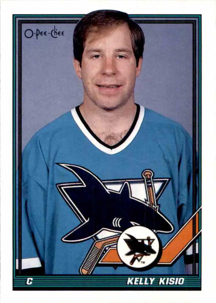 1991-92 O-Pee-Chee NHL # 335 Kelly Kisio