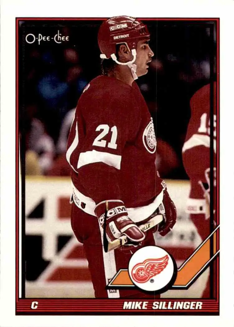 1991-92 O-Pee-Chee NHL # 337 Mike Sillinger