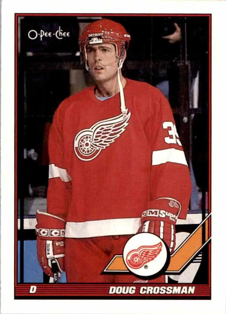 1991-92 O-Pee-Chee NHL # 341 Doug Crossman