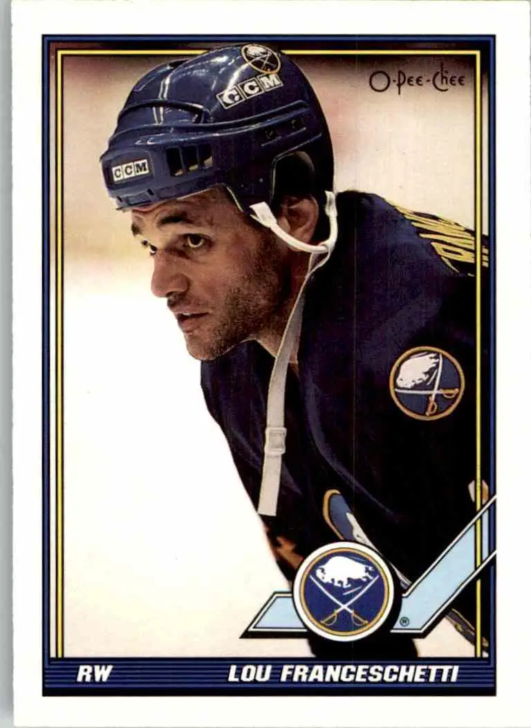 1991-92 O-Pee-Chee NHL # 354 Lou Franceschetti