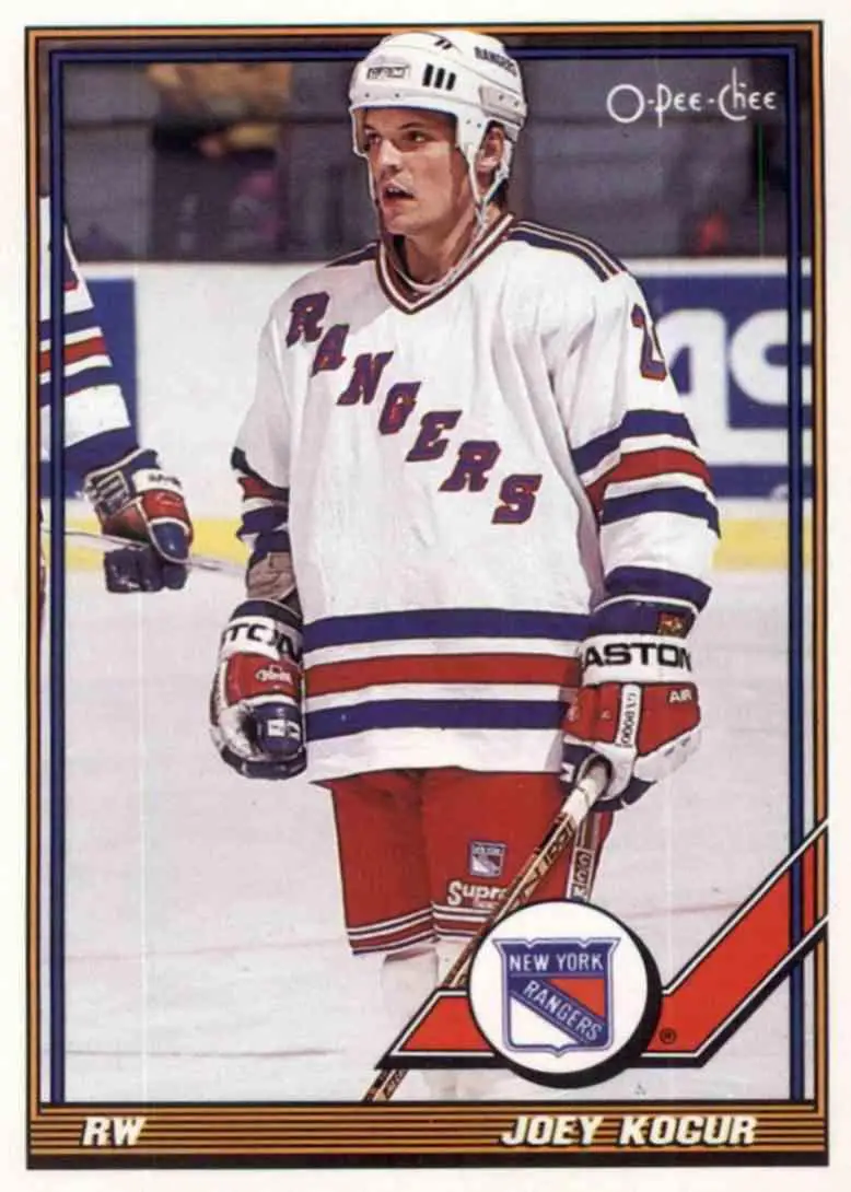 1991-92 O-Pee-Chee NHL # 427 Joey Kocur