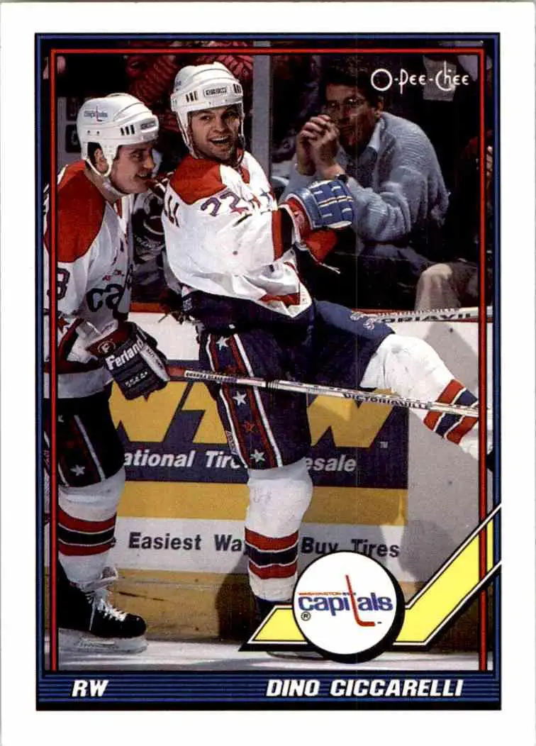 1991-92 O-Pee-Chee NHL # 429 Dino Ciccarelli