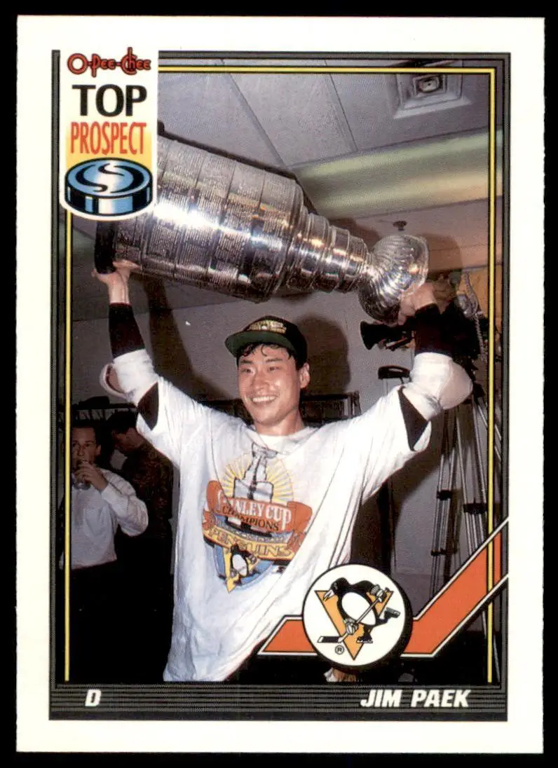 1991-92 O-Pee-Chee NHL # 437 Jim Paek