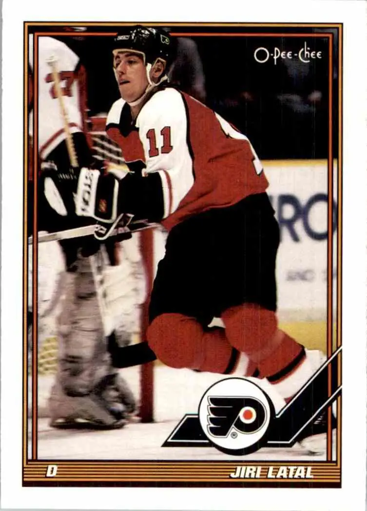 1991-92 O-Pee-Chee NHL # 444 Jiri Latal