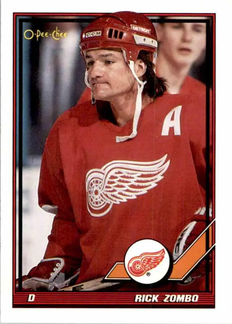 1991-92 O-Pee-Chee NHL # 454 Rick Zombo